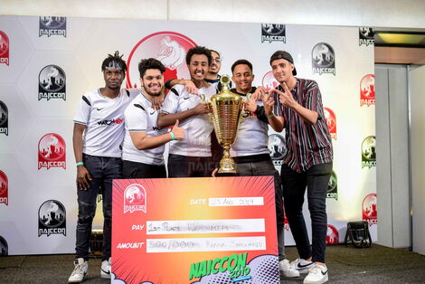 The winning eSports Team Watchmen at NAICCON 2019