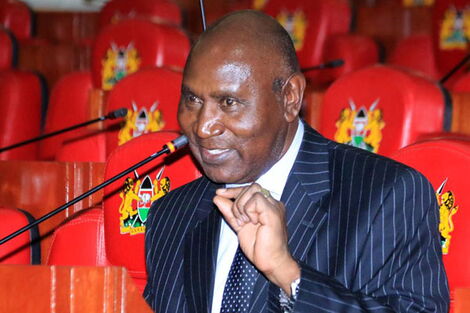 Former Auditor General Edward Ouko speaking before the National Assembly's Budget and Appropriations Committee on October 13, 2016.