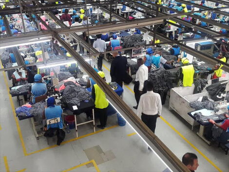 A factory in an EPZA zone in Kenya