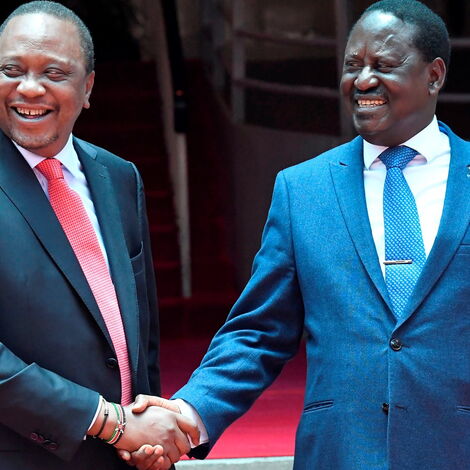 President Uhuru and former Prime Minister Raila