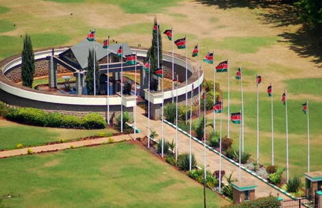 President Jomo Kenyatta's Mausoleum at Parliament Buildings Nairobi.