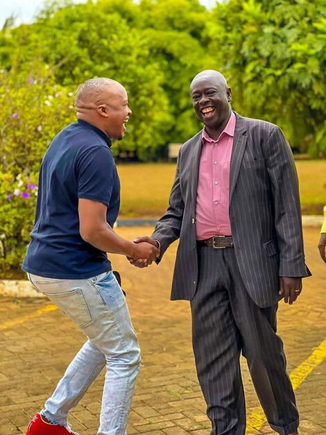 DP Gachagua and Charles Njagua