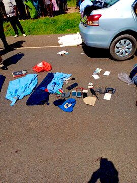 Items recovered by DCI after shooting dead 5 gangsters on May 18, 2021