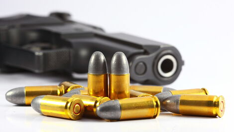 A file image of gun and bullets