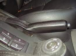 An image of a car handbrake.