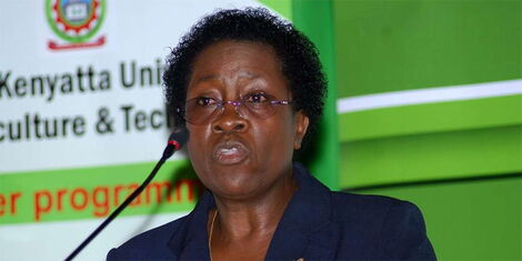 Prof Mabel Imbuga, former JKUAT vice-chancellor