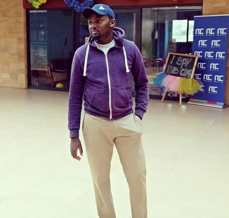 A file photo of Joseph Njoroge, an artist