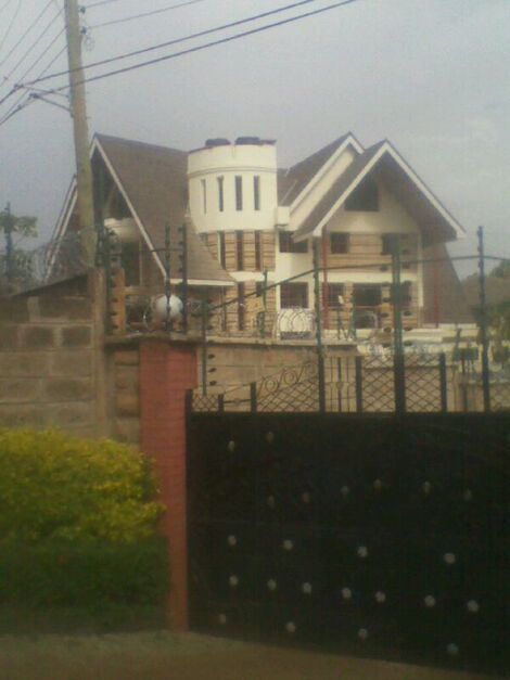An undated image of Julie Gichuru's house.
