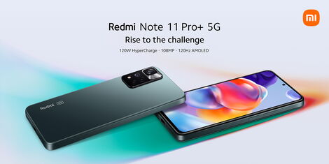 The Redmi Note 11 Pro+ 5G mobile phone
