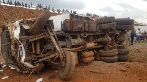 Eight people were killed as lorry rammed into traders at Kaburengu trading centre on Eldoret-Malaba highway on August 24, 2020.