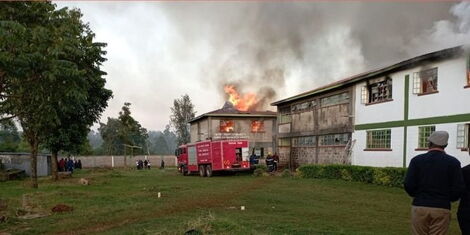Dormitories at Kakamega High School razed down on Saturday, November 6.