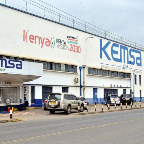 The Kenya Medical Supplies Agencies headquarters in Industrial Area Nairobi.