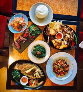 An image of Kenyan Cuisines served at Kenyan Kitchen in England.