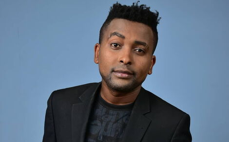 An undated image of media personality Kelvin Mwangi alias Shaniqwaa