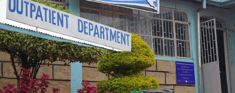 Outpatient Department at Kiriaini Mission Hospital in Murang'a County.