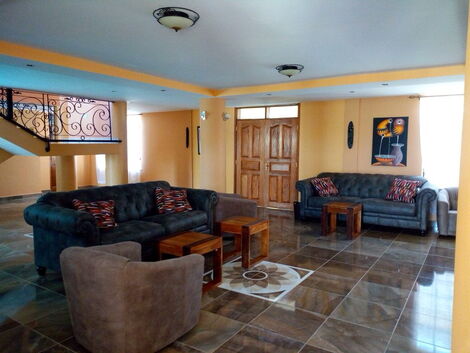A room inside the Kitui Villa in Kitui county.