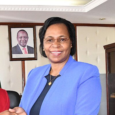 Public Service, Youth and Gender Affairs Cabinet Secretary Margaret Kobia 