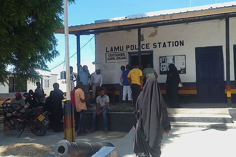 A file image of Lamu Police Station 