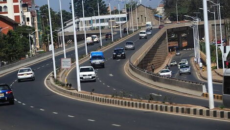 A section of Thika road.