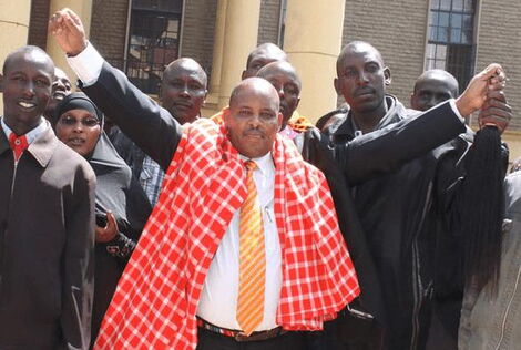 Former Laikipia North Member of Parliament Mathew Lempurkel.