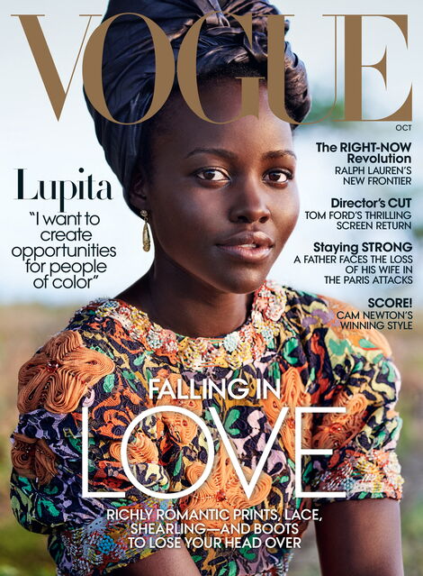 A sample of the vogue magazine cover 