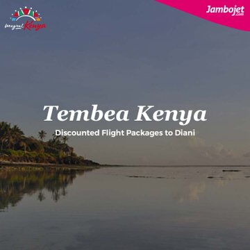 Treat yourself to a well-deserved vacation across the country. Jambojet and Magical Kenya have the best deals for you.