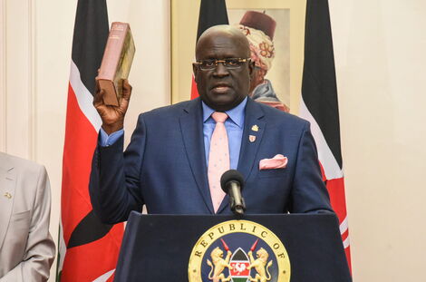 A file photo of former Education Cabinet Secretary Prof George Omore Magoha