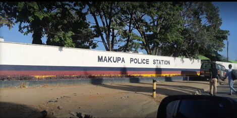 A file image of Makupa Police Station in Mombasa
