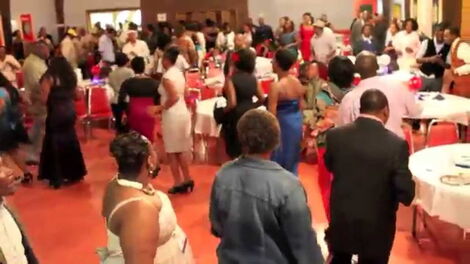 A screenshot of the launch of Jambo Boston Radio in the United States.