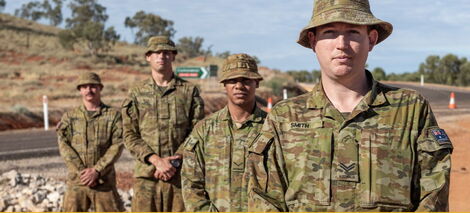 A file image of military boots