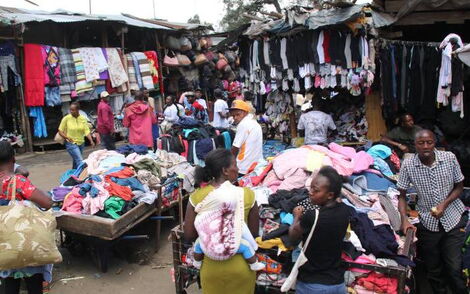 Traders at a market