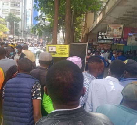 The shooting incident on Moi Avenue, Nairobi
