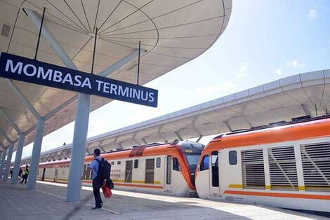 The Mombasa Terminus of the Standard Gauge Railway.