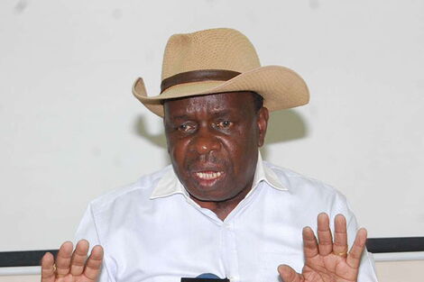 Former Naivasha MP John Mututho speaks about Nakuru County affairs on September 18, 2019.