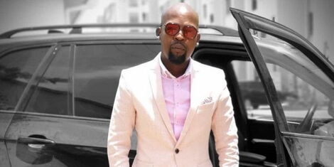 Milele FM presenter Alex Mwakideu poses for a photo