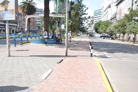 Kenyatta Avenue after the facelift by the NMS