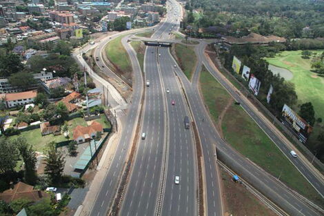A section of Nairobi-Thika highway.
