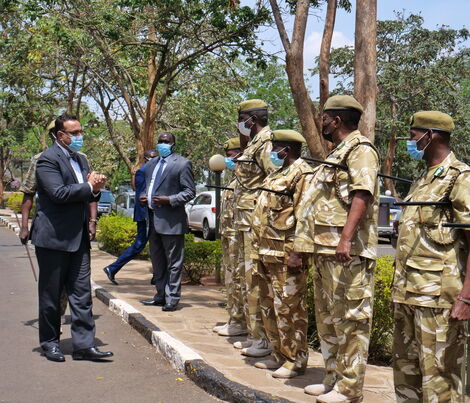 Tourism CS Najib Balala presides over the media launch of the 75 years celebrations of Nairobi National Park on Thursday, November 25.