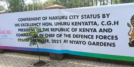 An image of Nyayo Gardens in Nakuru City dated Wednesday, November 1