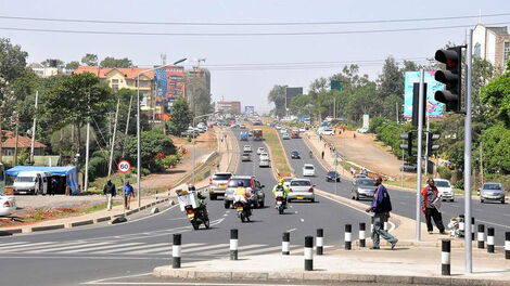 A section of Ngong Road