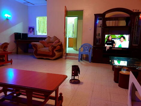 A file photo of Part of radio presenter Njogu Wa Njoroge's house 