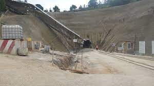 Ongoing construction of the northern collector tunnel in Muranga
