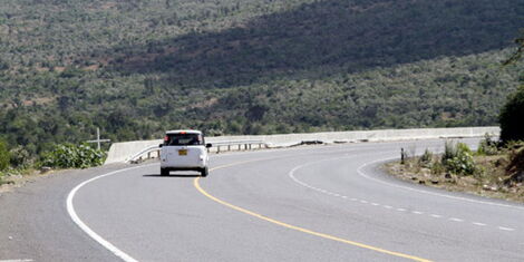 The Ntulele blackspot along Narok-Mai Mahiu highway 