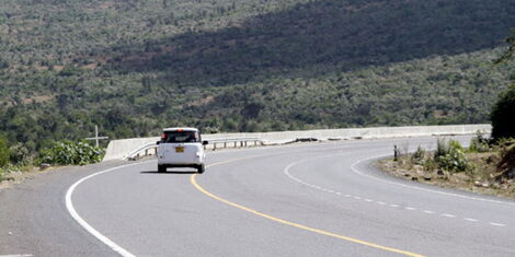 The black spot of Ntulele along the Narok-Mai Mahiu highway
