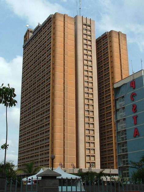 Nyayo House building along Kenyatta Avenue in Nairobi