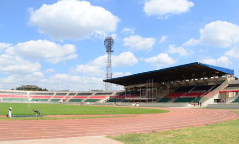 A look at the field at Nyayo National Stadium