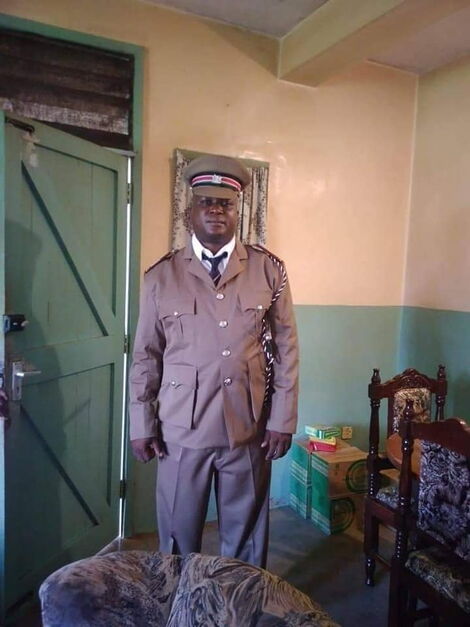 A file photo of John Migun, assistant chief of Northern sublocation Kisumu.