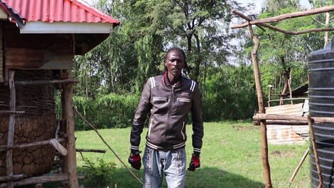Renown Ohangla musician Eric Omondi popularly referred to as Omondi Long' Lilo