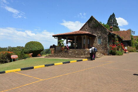 An undated image of Outspan hotel in Nyeri County