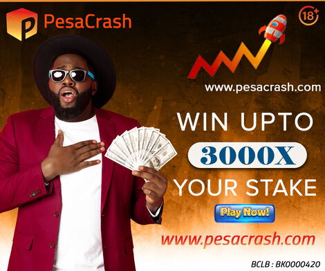With Pesacrash, you can bet on any amount, from as low as Ksh 10, Ksh500, and Ksh800. 